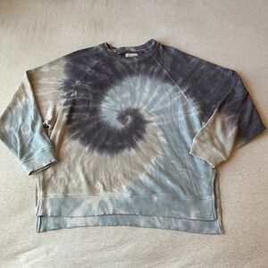 AMERICAN EAGLE Tie Dye Crewneck Sweatshirt Oversized Relaxed Fit Size S